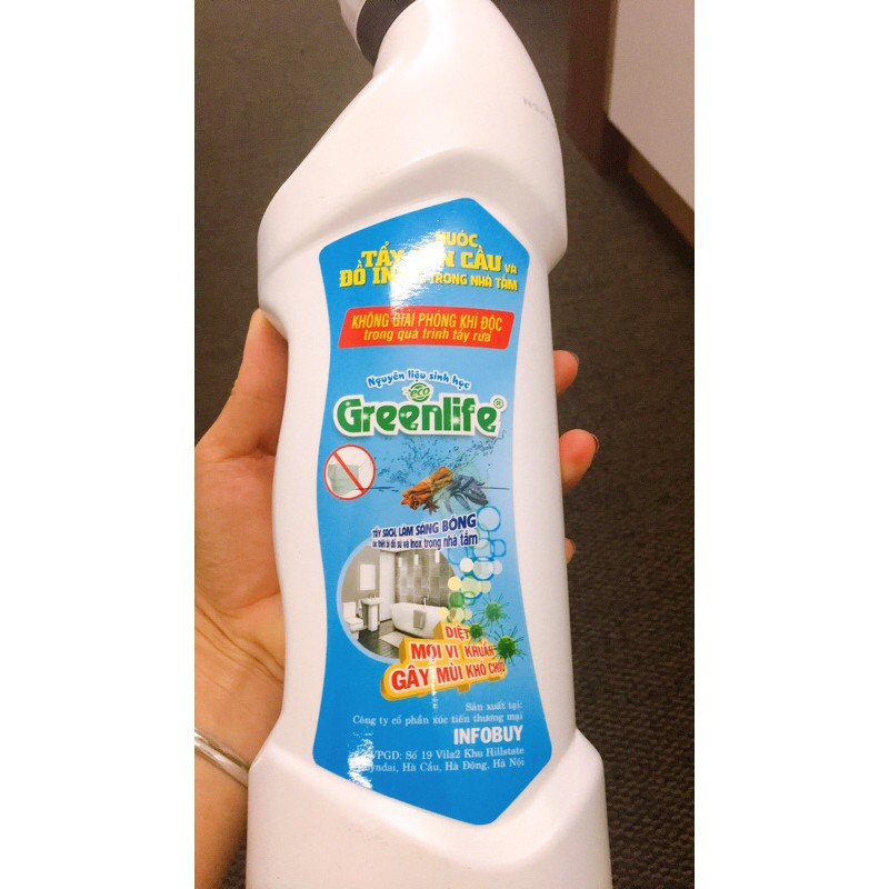 Nước tẩy bồn cầu green life