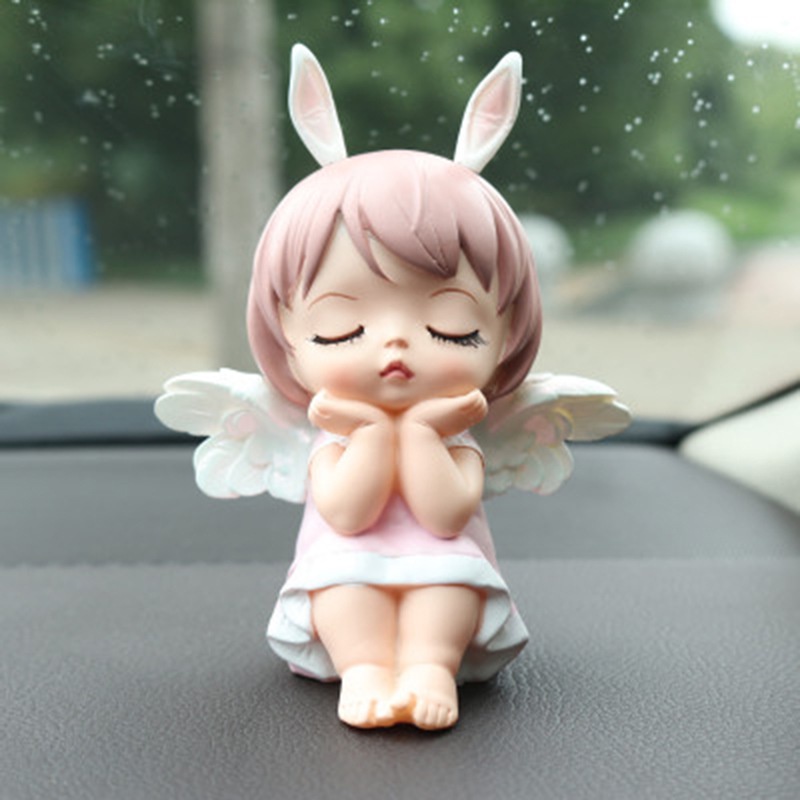 Búp bê trang trí hình thiên thần đáng yêu dành cho nội thất xe hơi