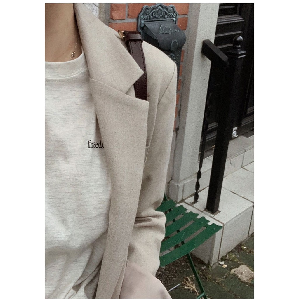 Áo Thun Ngắn Tay In Họa Tiết Đơn Giản Cá Tính 42353