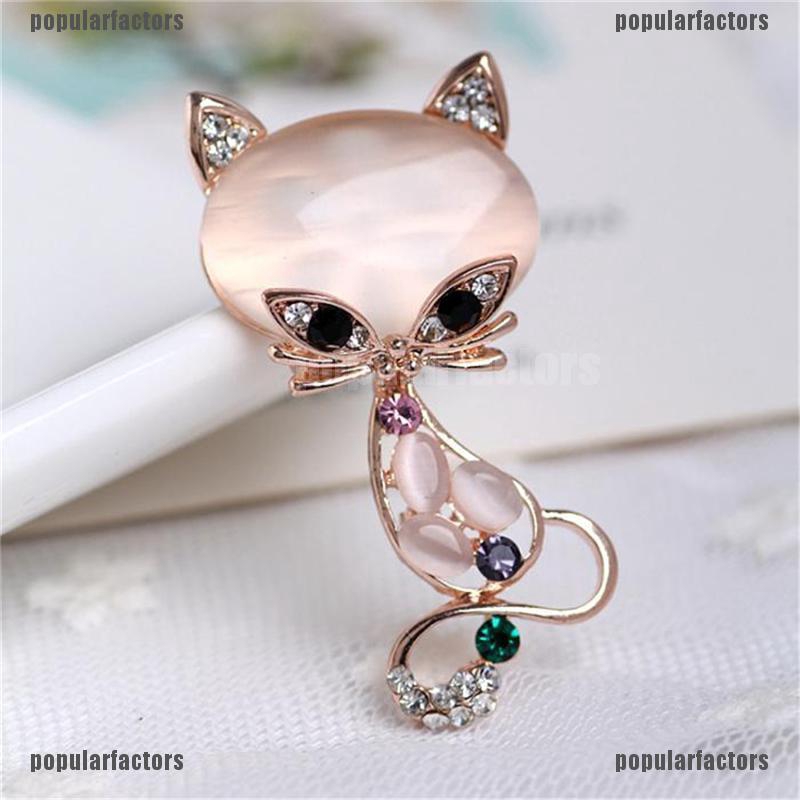 Ghim Cài Áo Hình Con Cáo Thời Trang