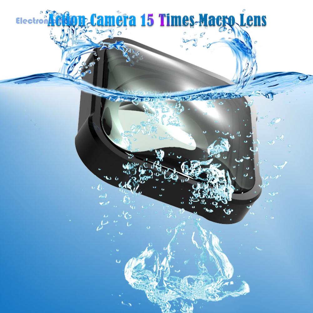 Bộ Lens Máy Ảnh Điện Tử ElectronicMall01* For Go Pro Hero 5/6/7/9/10 Macro 15x