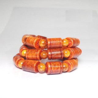 Vòng Gỗ Huyết Long Phong Thủy Đốt Trúc, Vòng Phong Thủy Trừ Tà, Full Size Cho Nam và Nữ - I065