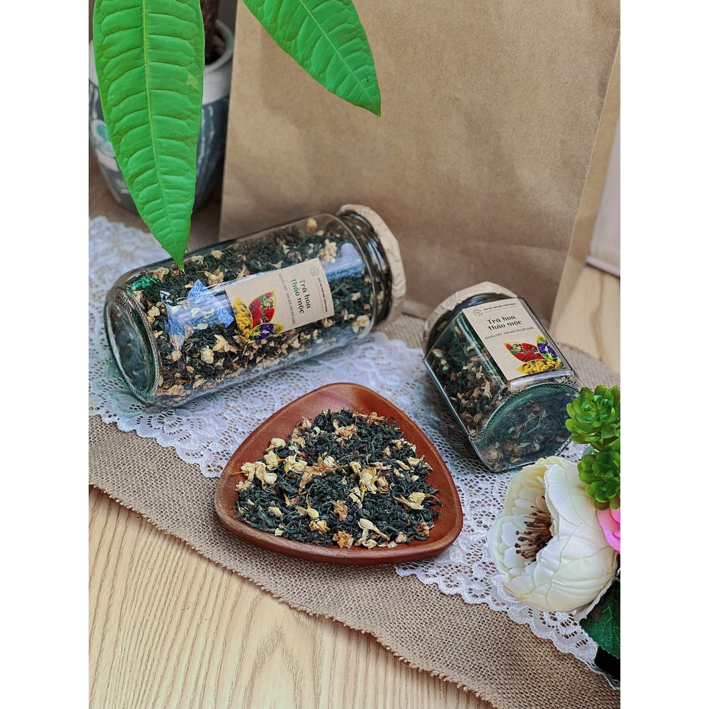 Trà xanh ướp hoa nhài thượng hạng(50gr)