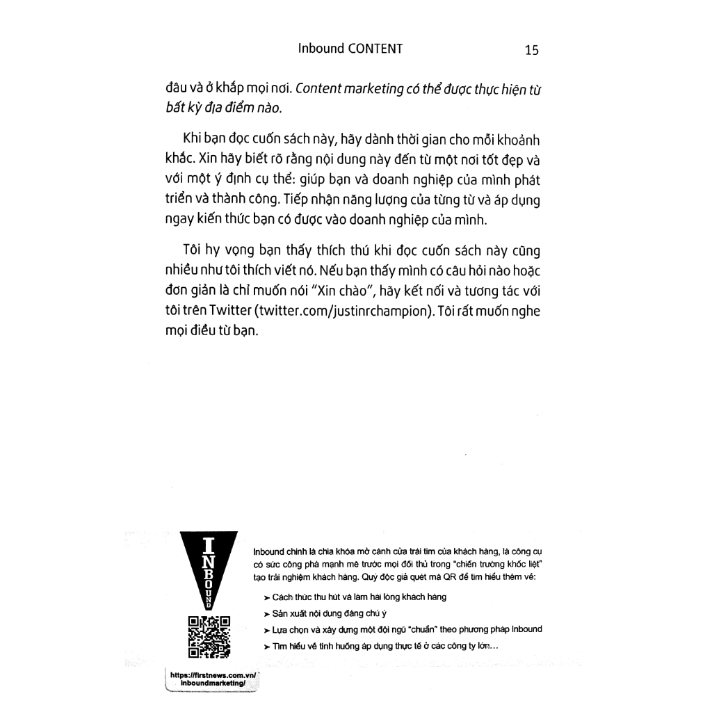 Sách - Inbound Content
