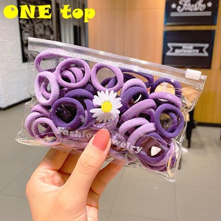 Bộ 50 Dây Buộc Tóc Hình Hoa Cúc 50