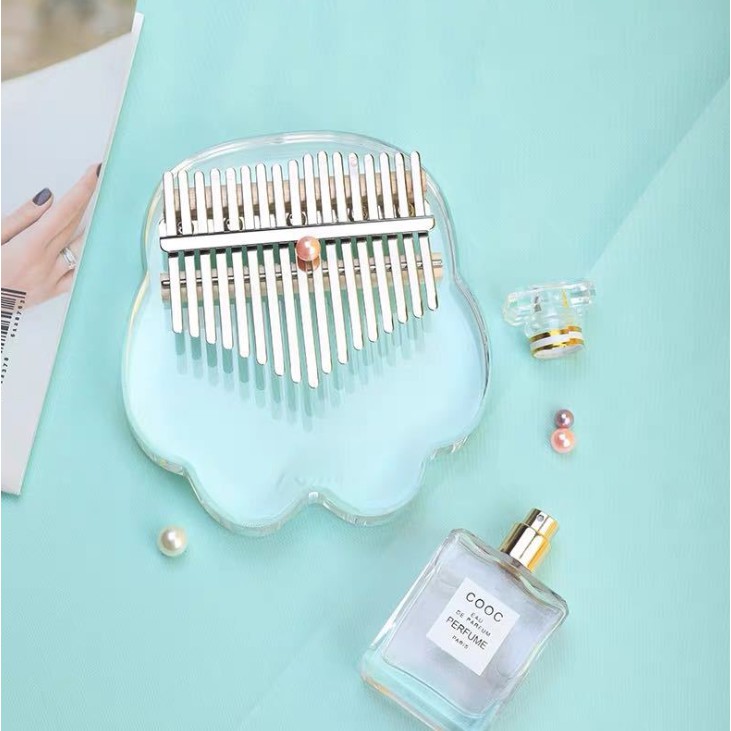 Đàn Kalimba 17 Phím Trong Suốt Chính Hãng - Tặng Full Phụ Kiện - âm sắc rõ ràng, có độ bền cao, dễ dàng sử dụng