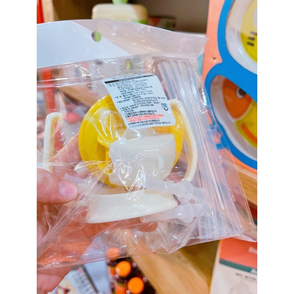 Bình hút Bebelock cho bé của Hàn (sét 2 bình tặng thêm 1 bộ nắp , ống hút và cọ bình)