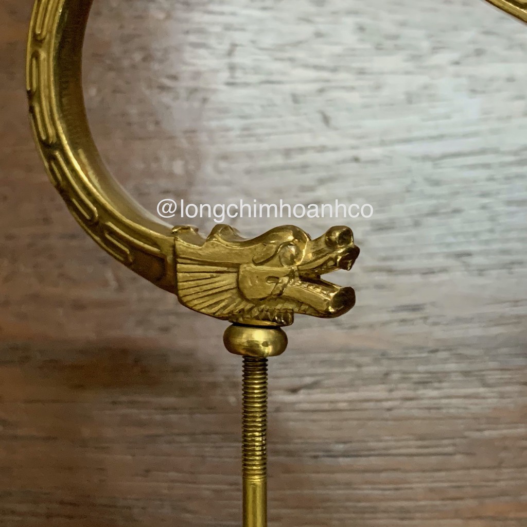 Móc Đầu Rồng Triện Lồng Khuyên &amp; Choè Đất