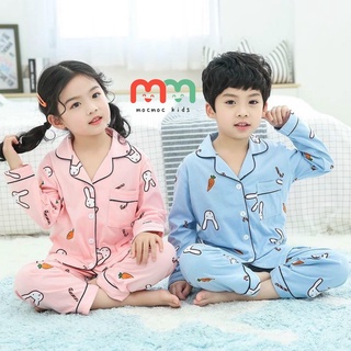 Rập giấy mẫu pijama trẻ em tay dài