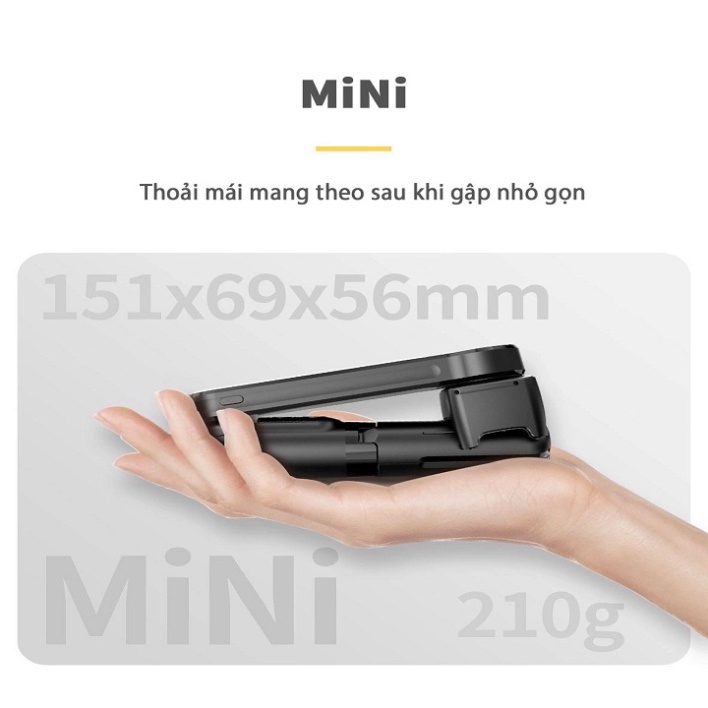 Tay cầm chống rung điện thoại L09✅BH 18 THÁNG✅trang bị thêm đèn led trợ sáng, Gymbal quay vlog - youtube - tiktok