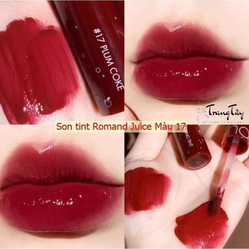 [VỎ BÓNG] Son Tint Lì Romand Juicy Lasting Tint | Thế Giới Skin Care