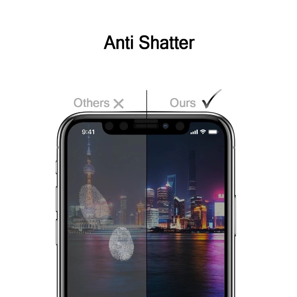 Kính cường lực chống vân tay full màn cho Xiaomi POCO C65 C55 C40 F5 X5 X4 X3 NFC M5 M5s M4 M3 F4 F3 GT F2 Pro 4G 5G 2023