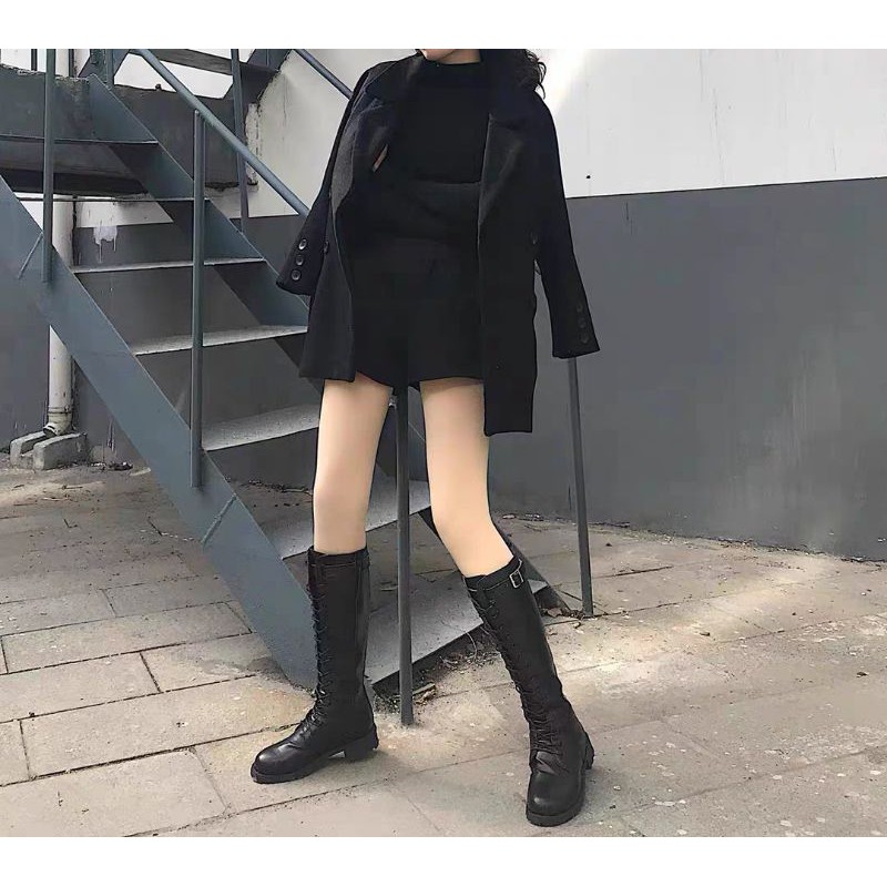 Boots cổ cao phong cách hàng Quảng Châu kèm hình thật cuối