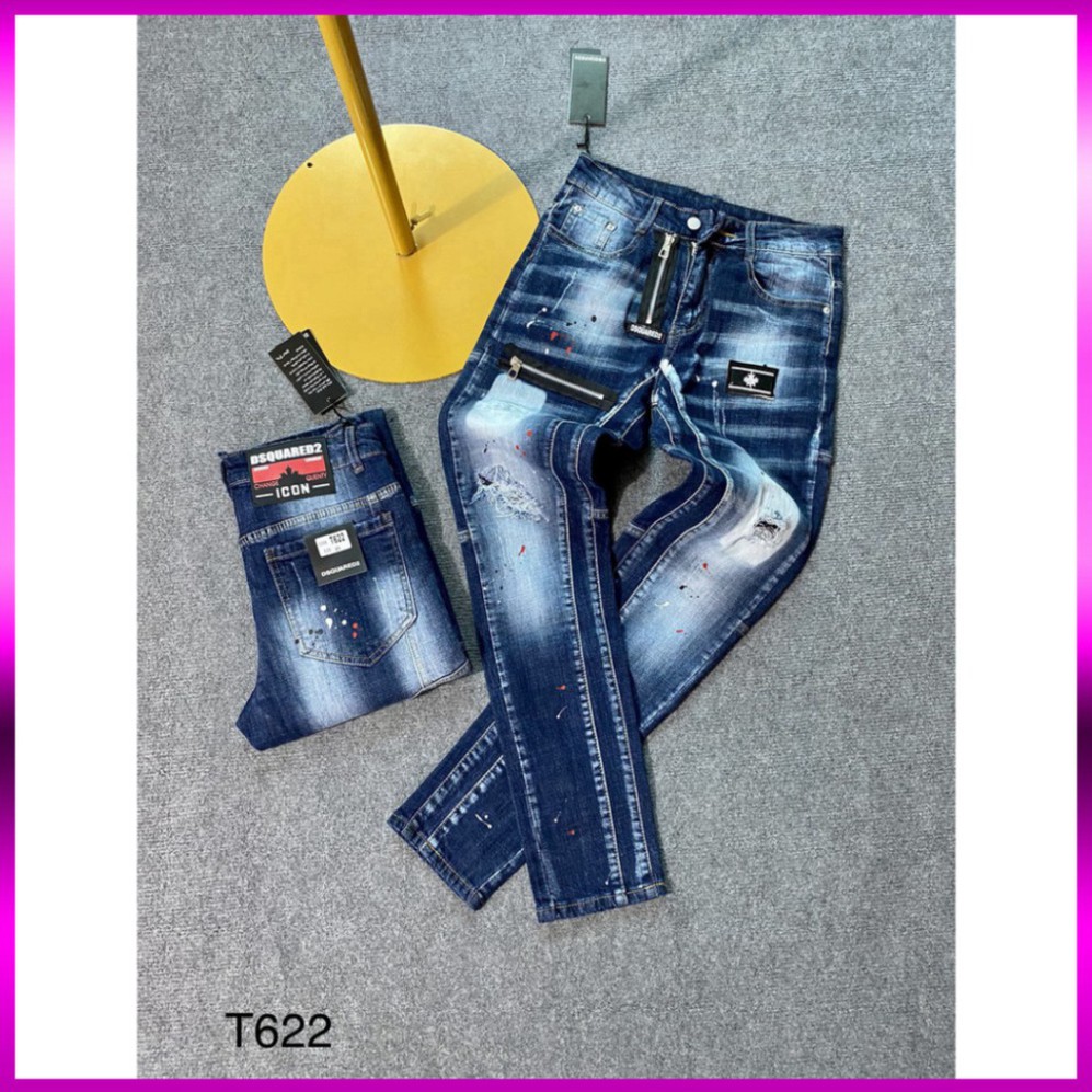 Quần Bò Nam ⚡ Quần Jean Dài DSQ Màu Đen Nhiều Mẫu Siêu Đẹp | BigBuy360 - bigbuy360.vn