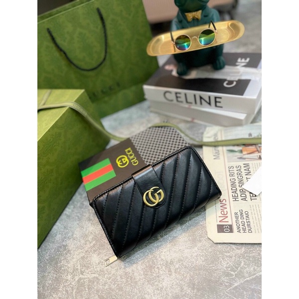 Ví cầm tay trần chỉ gân nổi size 20 fullbox