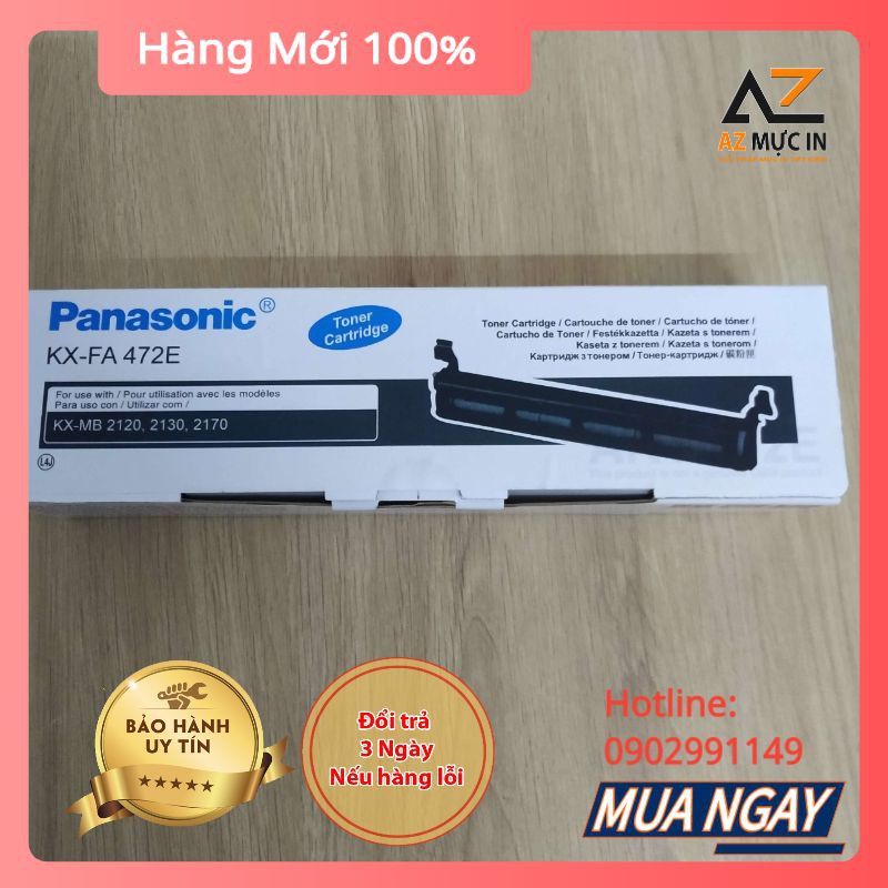 Hộp mực Pana KX FAT472 | mực máy in PanasonicKX-MB 2120, 2130, 2170