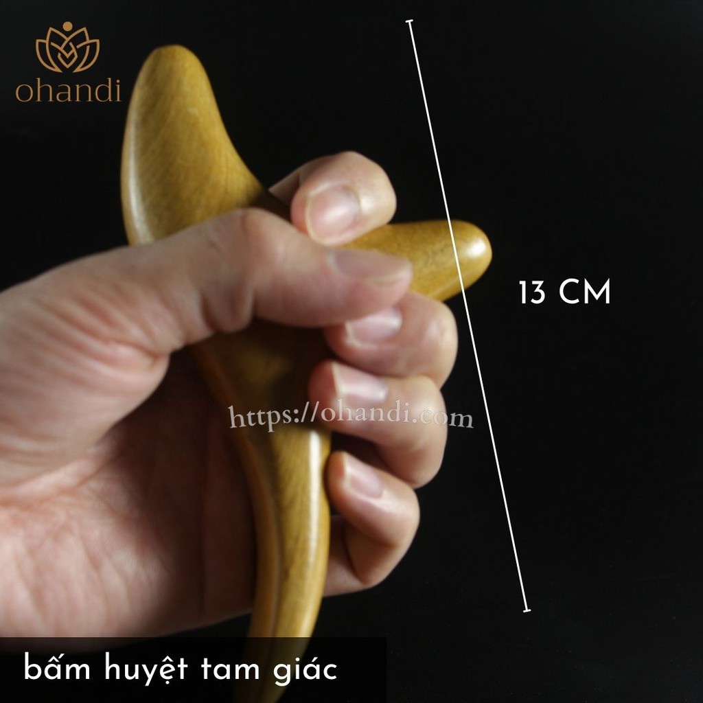 Dụng cụ mát xa bấm huyệt cầm tay - combo 3 món linh hoạt