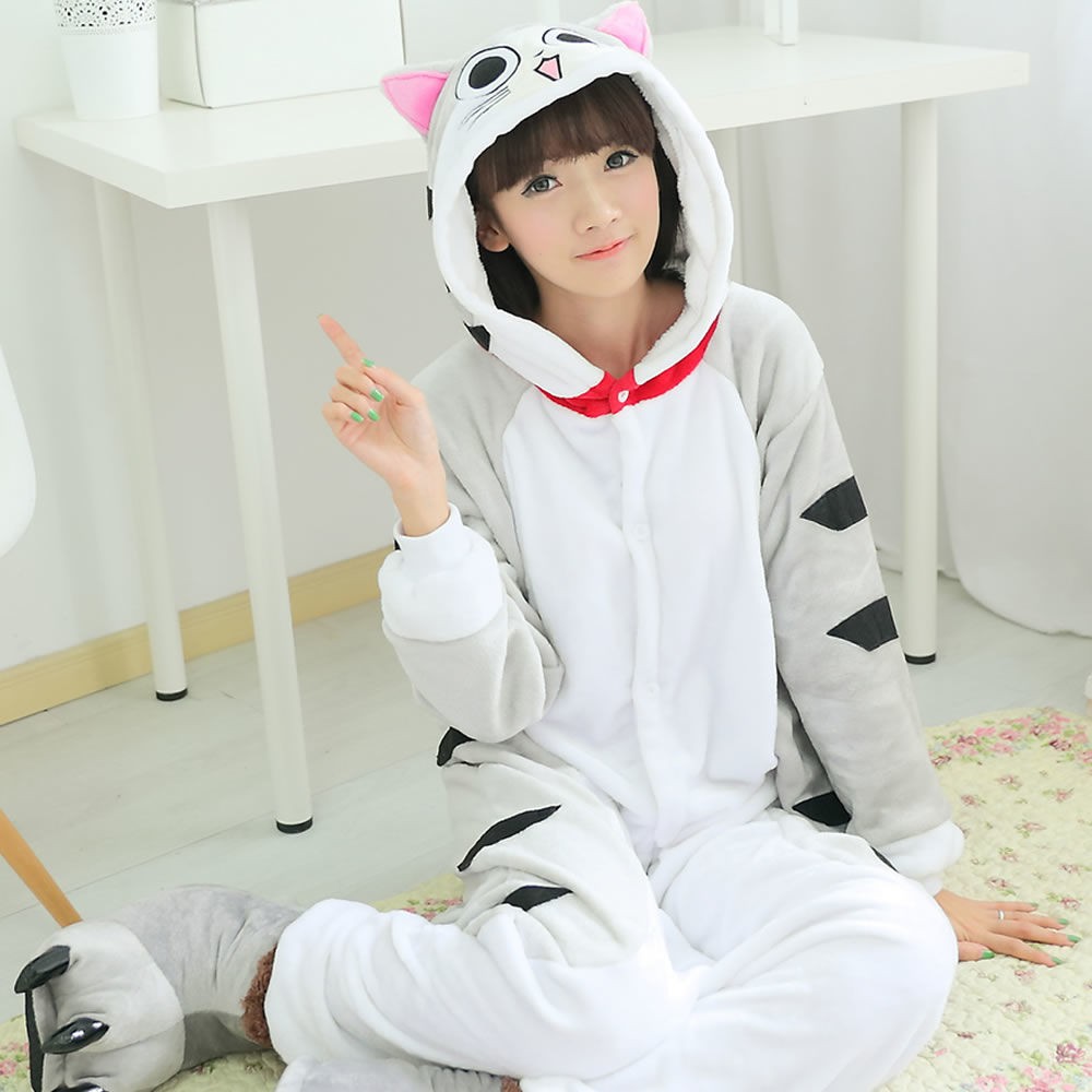Bộ đồ ngủ liền thân hình khủng long/pikachu dễ thương