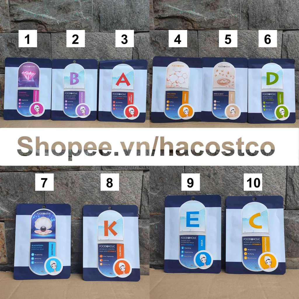 Mặt Nạ Dưỡng Da 3D Foodaholic Của Hàn Quốc 1 miếng - Food holic - Food a holic | BigBuy360 - bigbuy360.vn