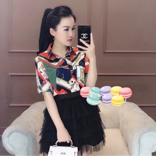 Áo sơmi lụa hàng qc