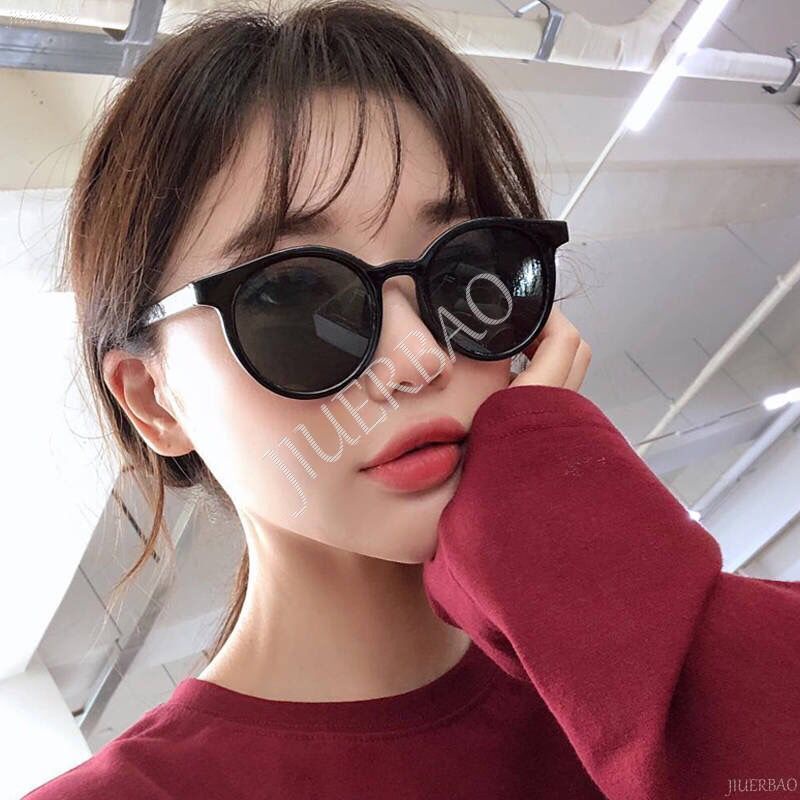 Kính Mát Gọng Tròn Oversized Phong Cách Hàn Quốc Thời Trang Cho Nữ