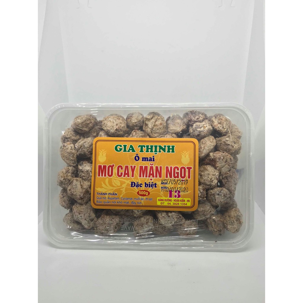 Ô mai mơ cay mặn ngọt (Xí muội cay) 500gr Gia Thịnh Hà Nội