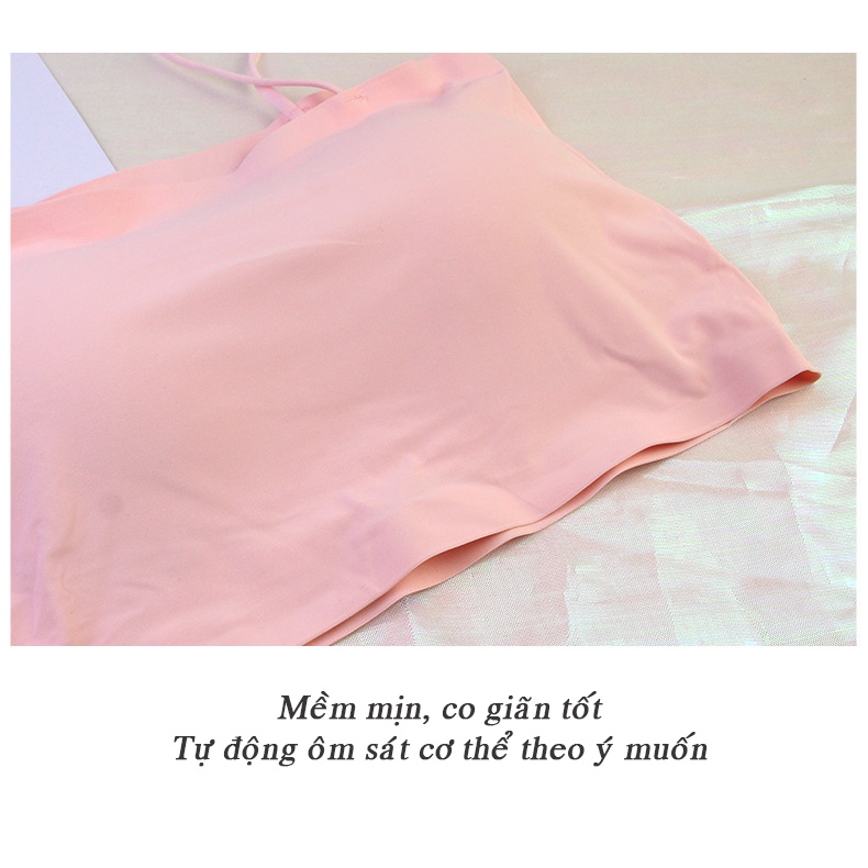 Áo croptop nữ, áo lót nữ bra hai dây thể thao dạo phố sexy đẹp giá rẻ freeship mã AT04