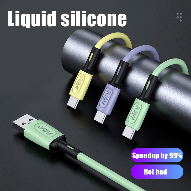 VANSEN Type-C Liquid Silicone Macaron Cable Colorful Data Cable Fast Charging Data Cable