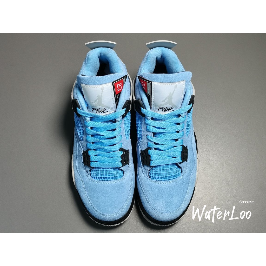 Giày Thể Thao Nam Giày Sneaker Nam Air Jordan 4 University Blue Xanh Dương Cổ Thấp Phù Hợp Cho Nam Và Nữ Waterloo Shop