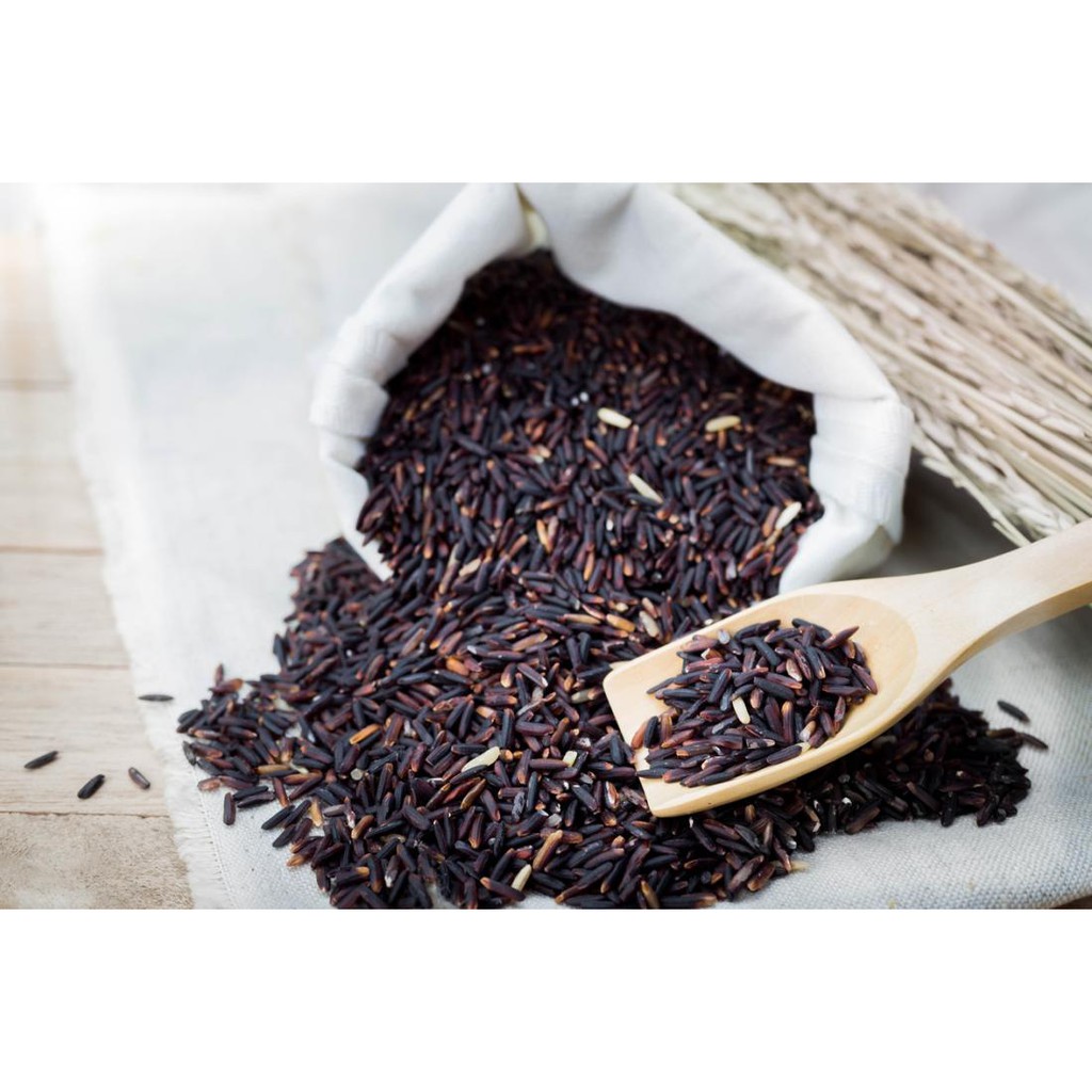 Gạo Lứt Tím Than Sóc Trăng 2kg - Gạo Ông Cua - Cơm mềm dẻo, mùi thơm đặc trưng