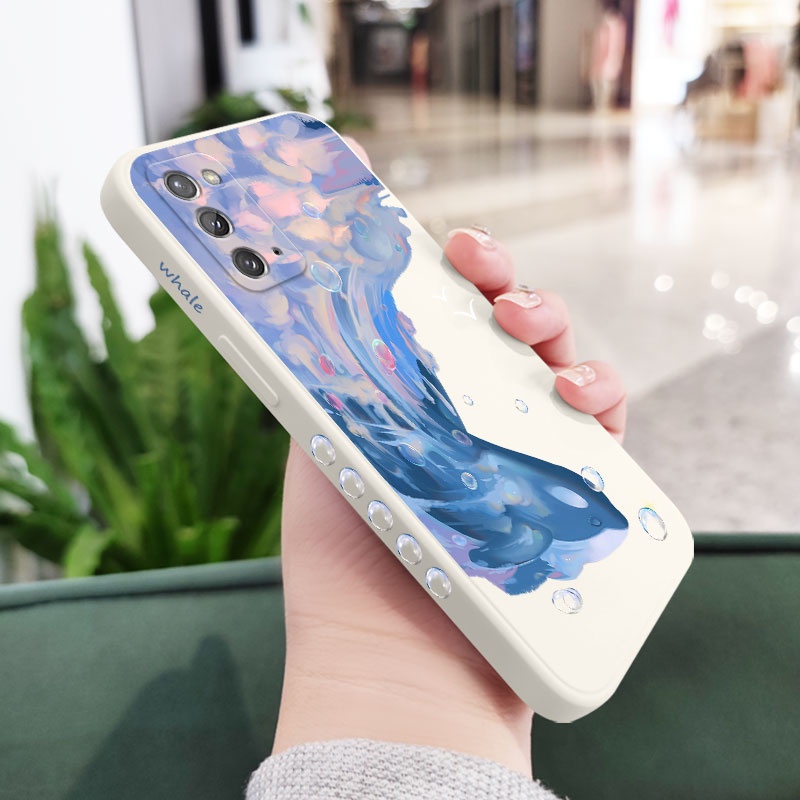 Ốp Điện Thoại Silicon Dẻo Họa Tiết Cá Voi Cho Samsung Galaxy Note 20 Ultra 10 Plus 9