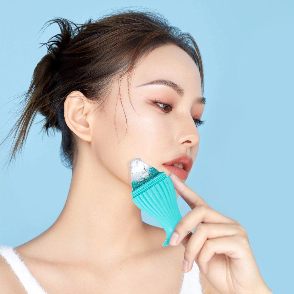 AROMA Thanh Lăn Mát Xa Mặt / Cơ Thể Bằng Silicone Giúp Se Khít Lỗ Chân Lông