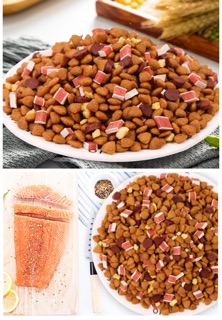 Hạt trộn PHÔ MAI, BÒ, CÁ HỒI cho CHÓ (HẠT CAPTAIN)