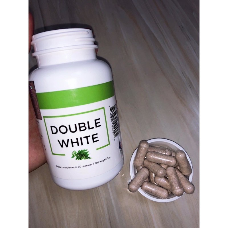 Viên uống trắng da chống nắng Double White USA ⚡Chính Hãng⚡bổ sung Glutathione giúp đẹp da giảm mụn mờ thâm sạm tàn nhan