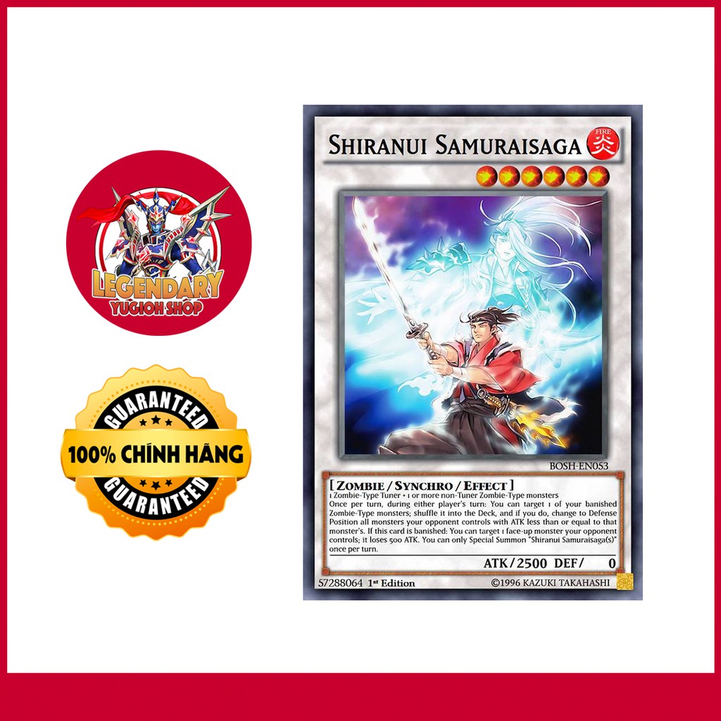 [Thẻ Bài Yugioh Chính Hãng] Shiranui Samuraisaga