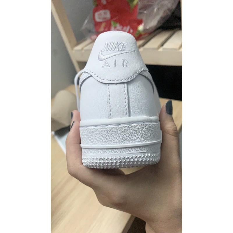 Giày Nike Air Force 1 low all white real size 36