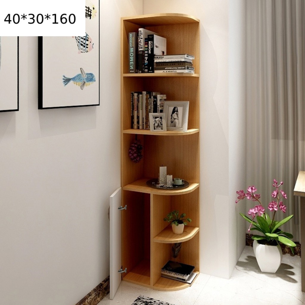 Tủ Góc - Kệ Đựng Đồ KICO - TG 1048 Gỗ MDF Chống Ẩm Để Góc Tường Sang Trọng Hiện Đại Thay Đổi Không Gian