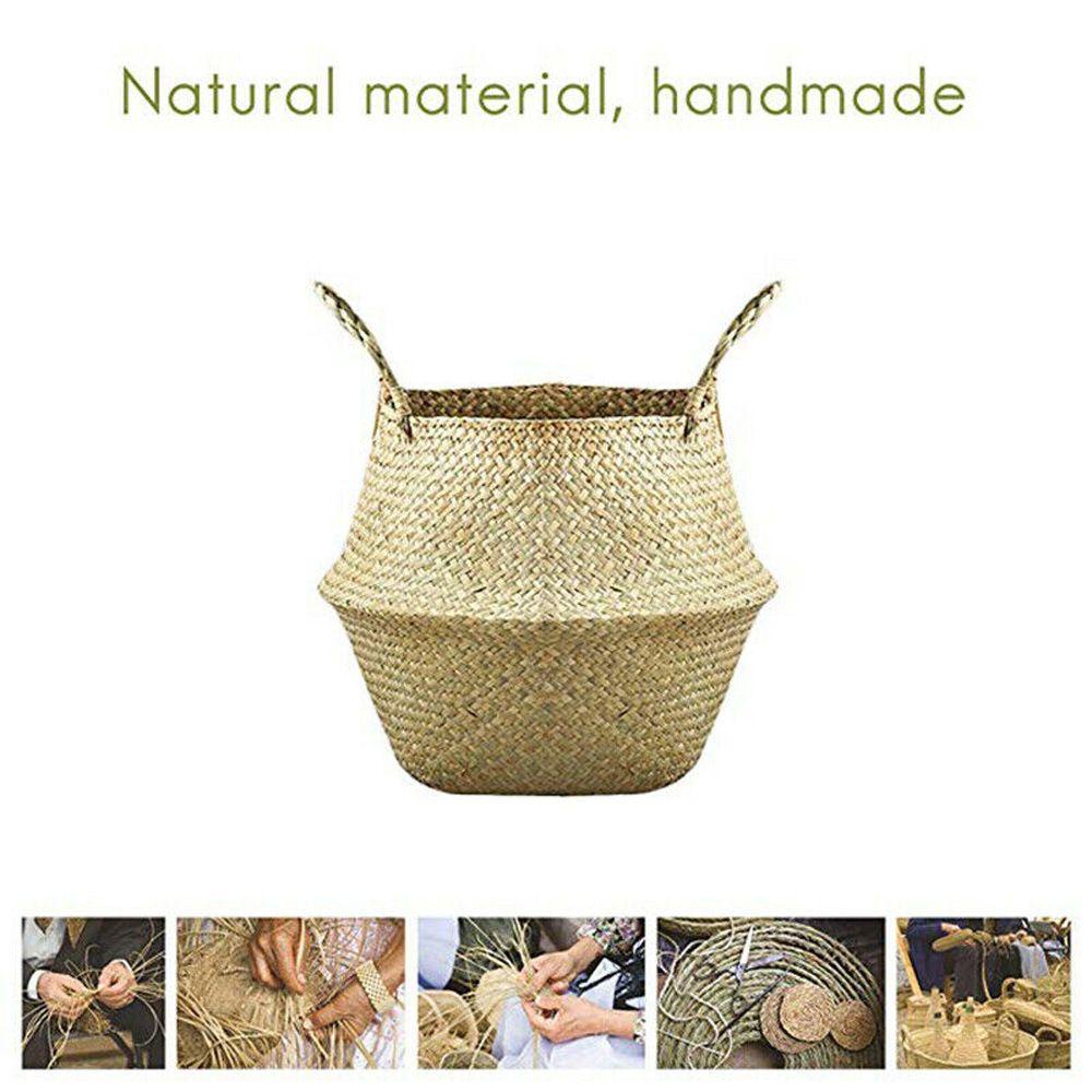UUMIR 1 Giá Đỡ Chậu Cây / Giỏ Hoa / Giỏ Đan Mây Handmade Độc Đáo Trang Trí Nhà Cửa DIY