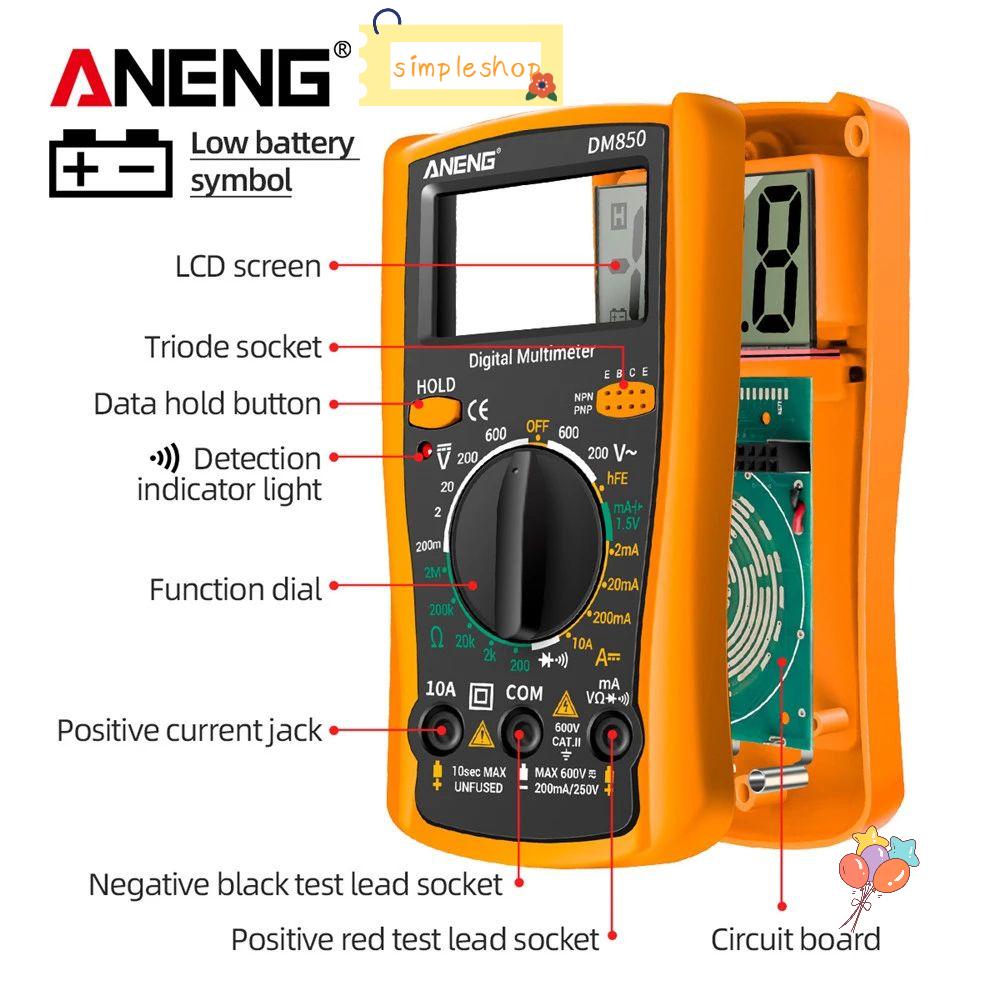 Máy Đo Vạn Năng Kỹ Thuật Số Thông Minh 1999 True RMS