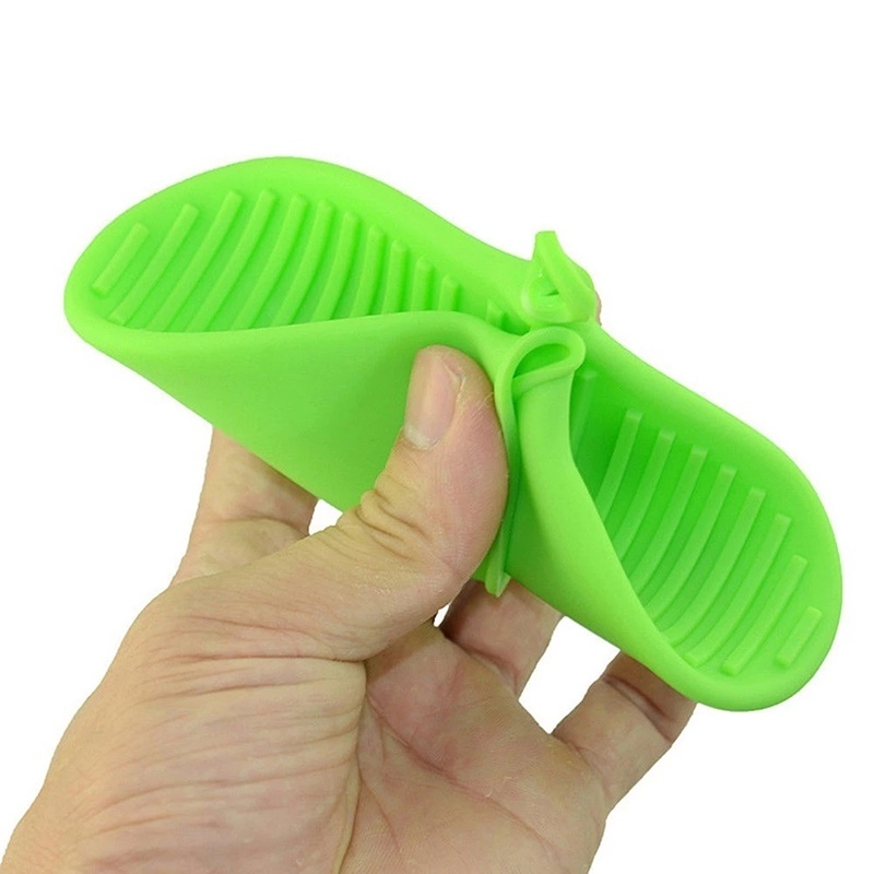 Găng Tay Silicone Cách Nhiệt Chống Trượt Chịu Nhiệt Độ Cao Dùng Cho Lò Vi Sóng / Lò Nướng
