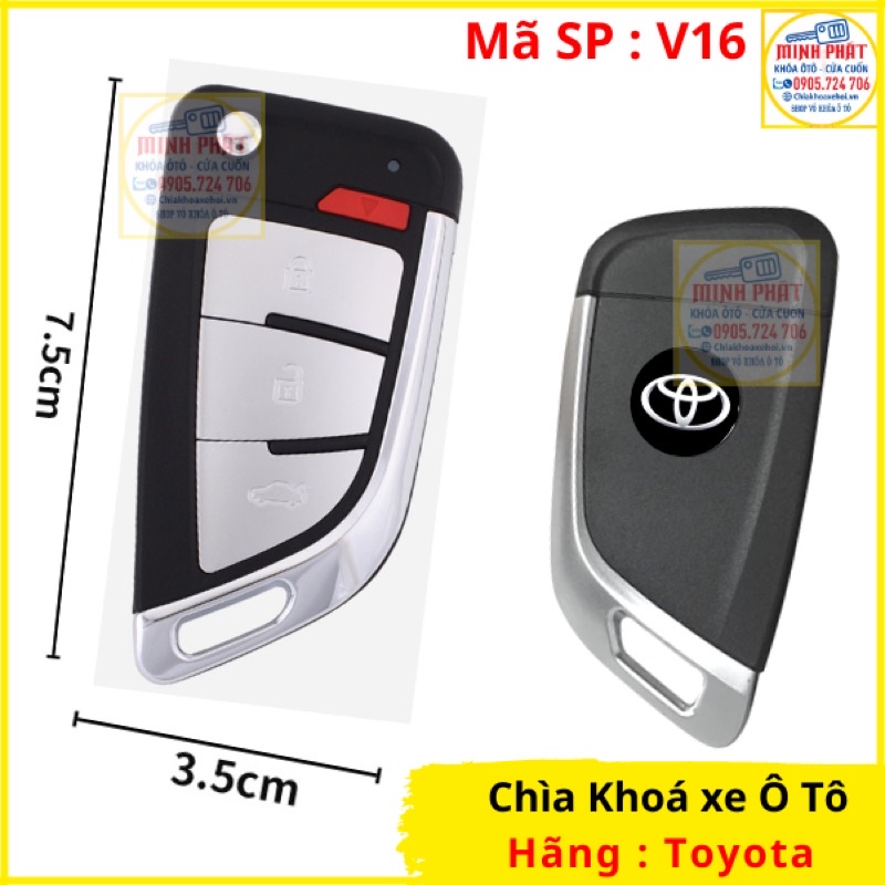 Chìa khoá xe Ô tô Toyota Innova, Fortuner, Vios, Altis, Hilux