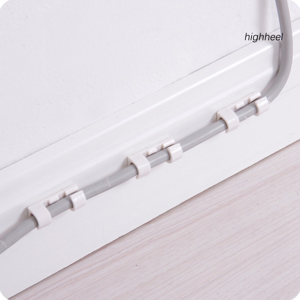 Set 20 Kẹp Cố Định Dây Cáp Tự Dính Tiện Dụng