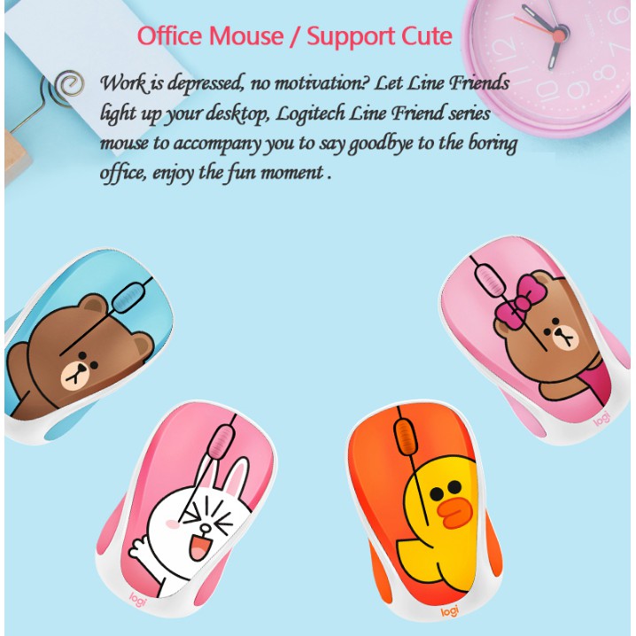 Chuột máy tính không dây kiểu dáng dễ thương | BigBuy360 - bigbuy360.vn