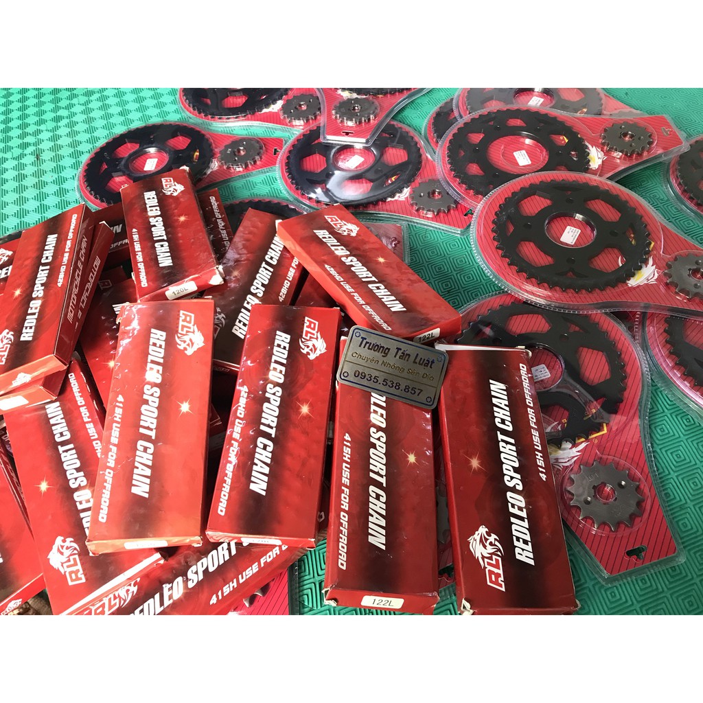 Nhông Sên Dĩa Redleo Sonic 15-42/43 sên vàng 10li