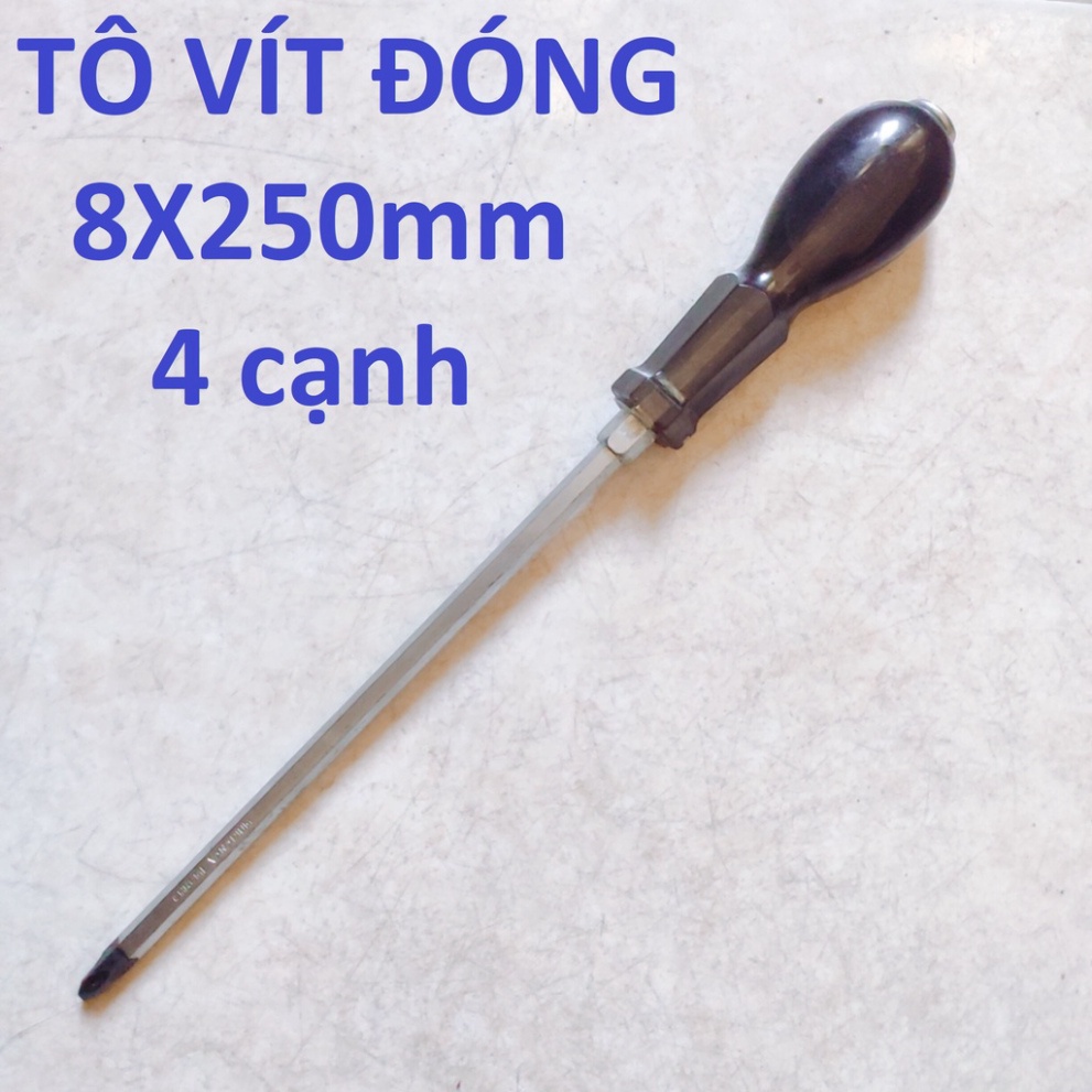 Tô vít đóng phi 6mm hoặc 8mm  các kích thước dài ngắn