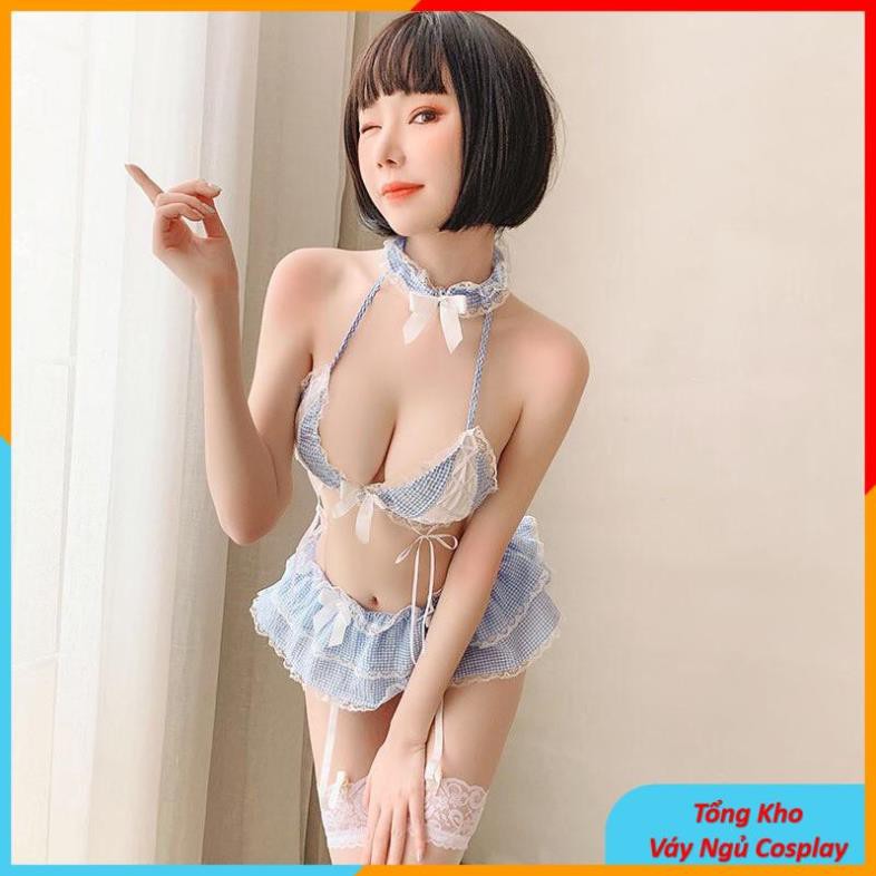 Bộ Đồ Ngủ Cosplay Hầu Gái Sexy Fullset Phối Ren Quyến Rũ - Đầm Ngủ Cosplay Sexy Cô Giúp Việc Dễ Thương - HGX003 TKVN | BigBuy360 - bigbuy360.vn