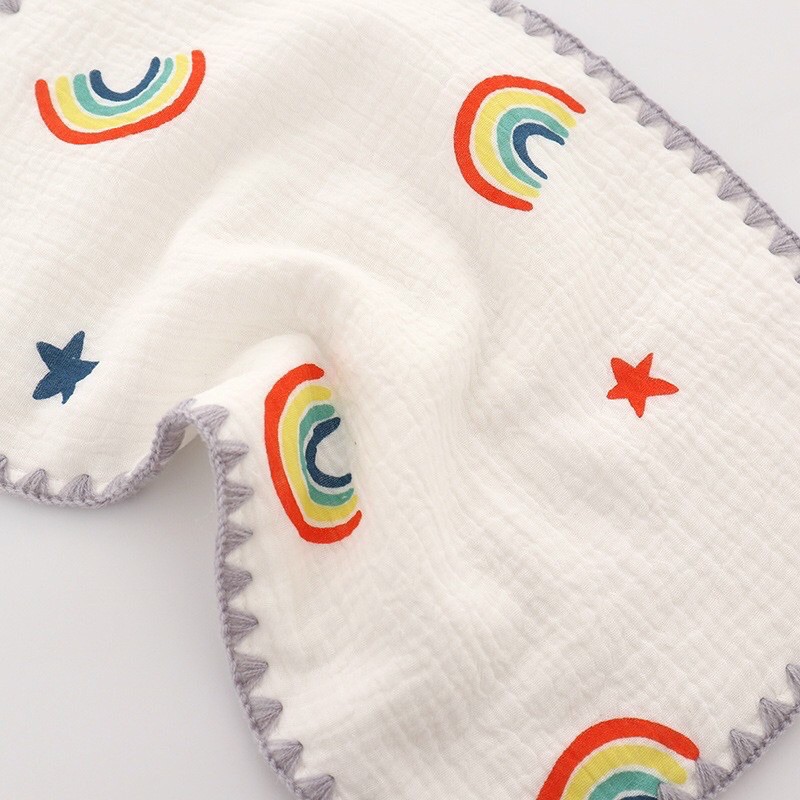 Gối xô 10 lớp cho bé sơ sinh, gối xô cho trẻ sơ sinh aden nhăn kt 25*40cm