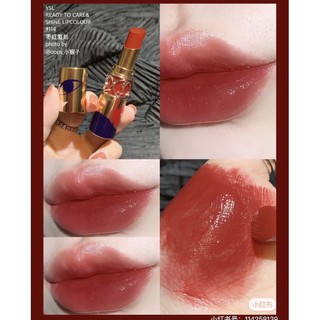 SON YSL VOLUPT SHINE VỎ TIM MÀU 114 ĐỎ CAM ĐẤT CÓ SẲN