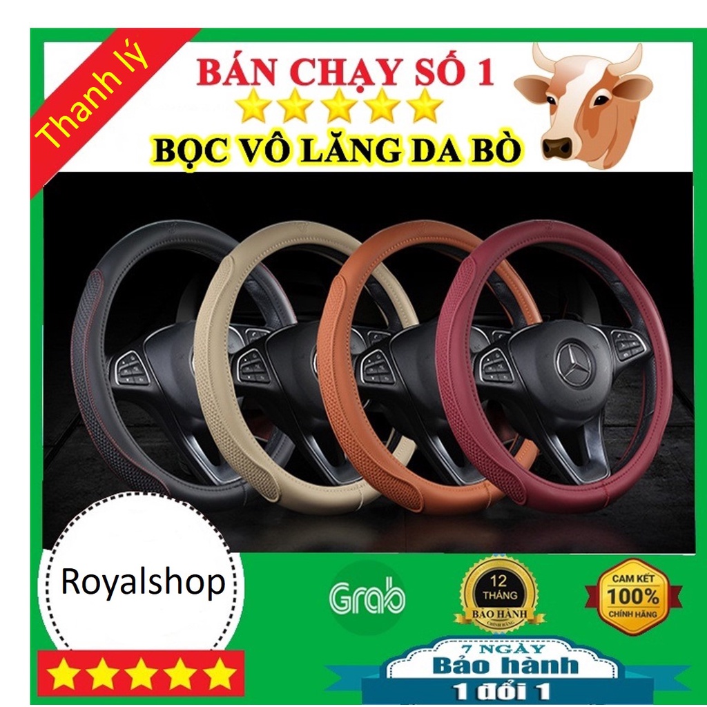 [ Thanh lý ] Bọc vô lăng, bọc tay lái ô tô cao cấp chính hãng 100% dùng cho tất cả mẫu xe ( duy nhất 1 chiếc )