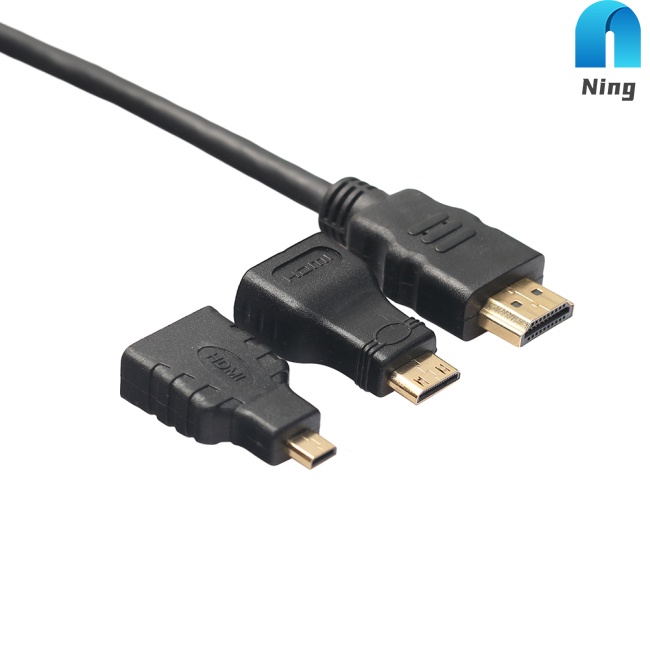 Đầu Chuyển Đổi Ning HD 3 Trong 1 HDMI-compatible Mini HDMI-compatible Mini V1.4